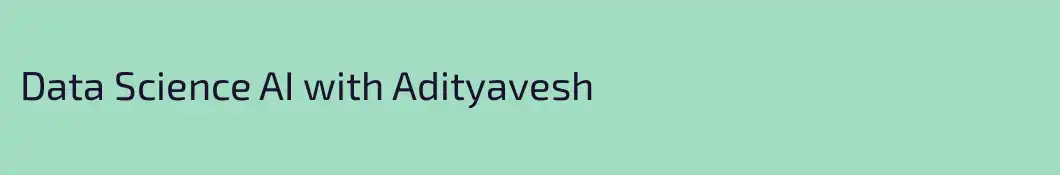 Data Science AI with Adityavesh